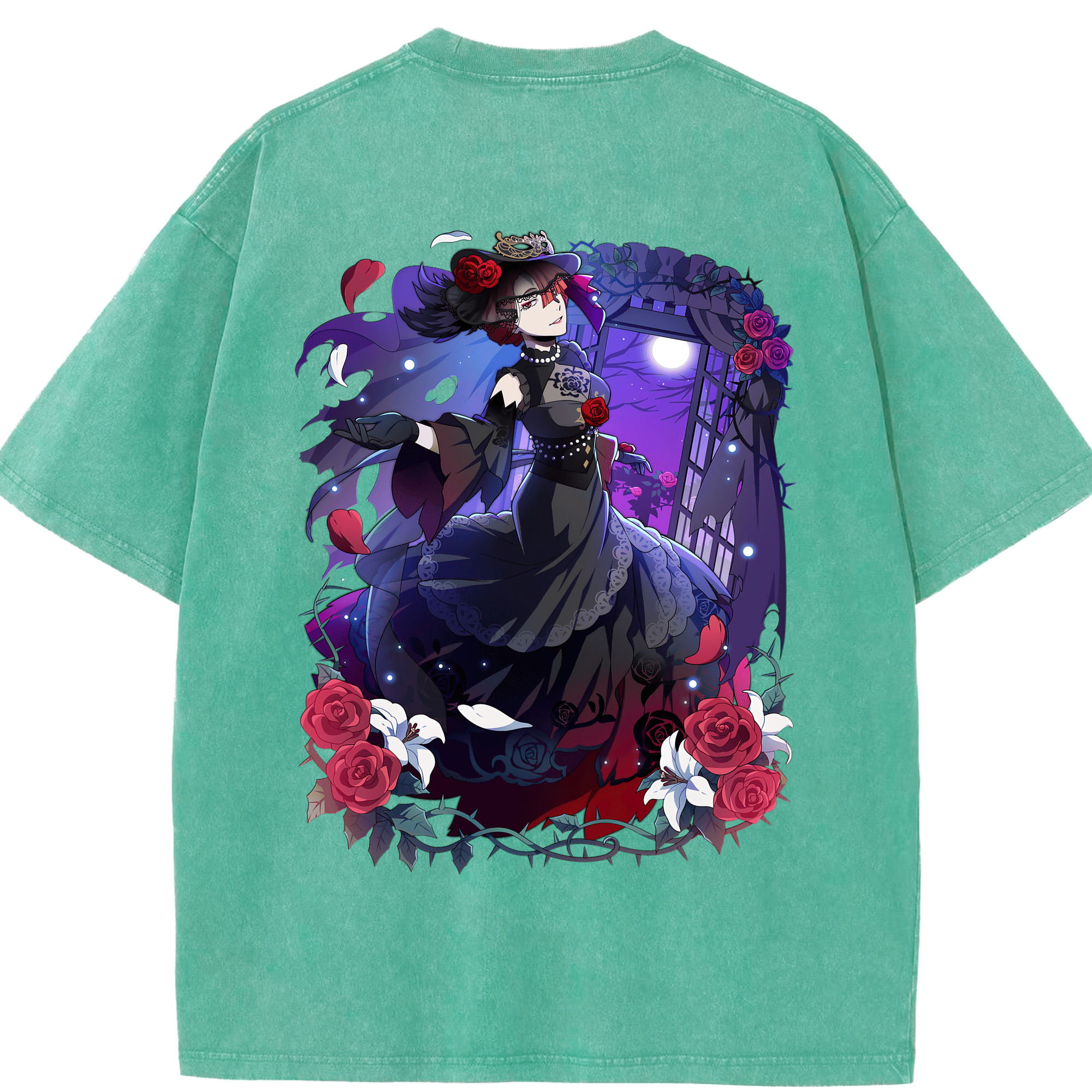 （画像用） 文豪ストレイドッグス Bungo Stray Dogs 綿100% ヴィンテージ風 半袖Tシャツ（背面プリント）
